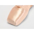 Satin vamp ballet shoes