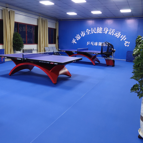 PVC vinyl sports flooring for ping pong