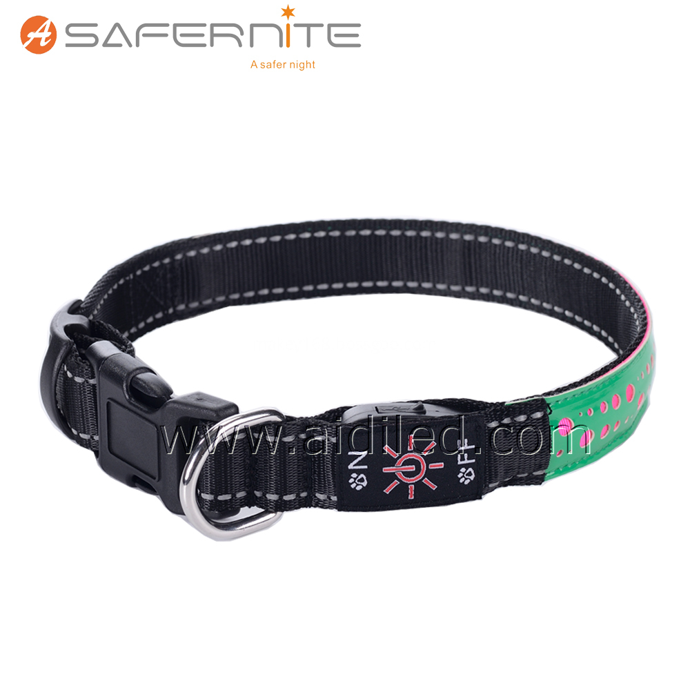 Flashing Lights Dog Collar