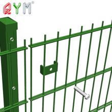 Green Galvanized Double Wire Fence