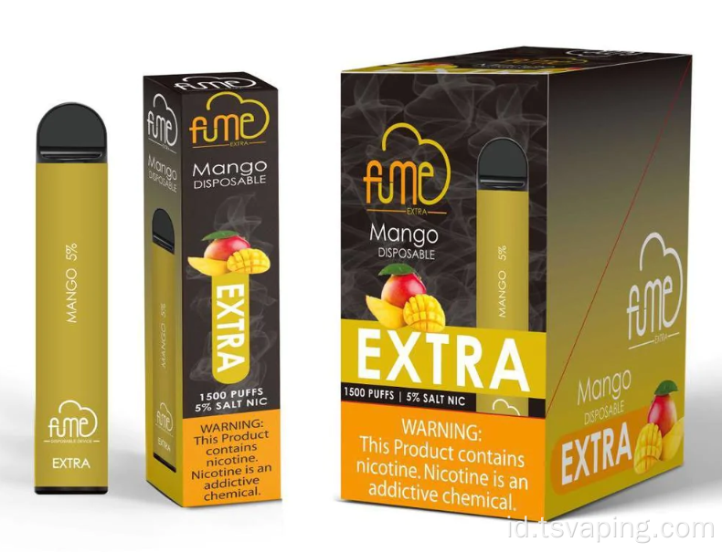 Fume Asli Ekstra Disposable Vape Pen 1500 Puffs