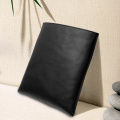 Многофункциональная черная кожаная синяя подкладка косметические сумки