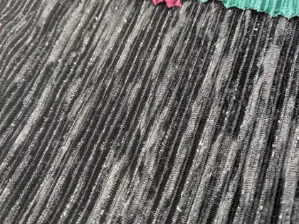 Shinny Crushed Pleated Fabric For Pleated Skirt/Dress