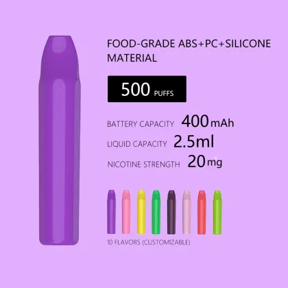 500 puffs wholesale disposable pod pen ODM OEM vape pen ODM/OEM disposable pod OEM/ODM E-Cigarette