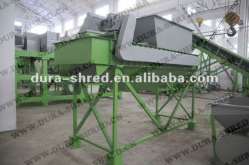 Disk classifier in the tire recycling plant