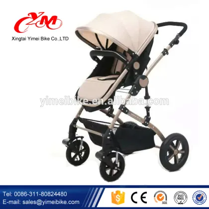 2015 new design 3 in1 air wheel baby stroller / High landscape cart stroller 3 in 1 / high landscape baby stroller
