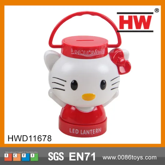 New Cartoon Cat Lovely Kids Plastic Money Safe Box