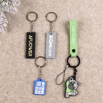 High Quality Custom Soft PVC Keychain Rubber Key Chains for Events