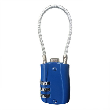 3 Digit Digital Cable Combination Password Padlock