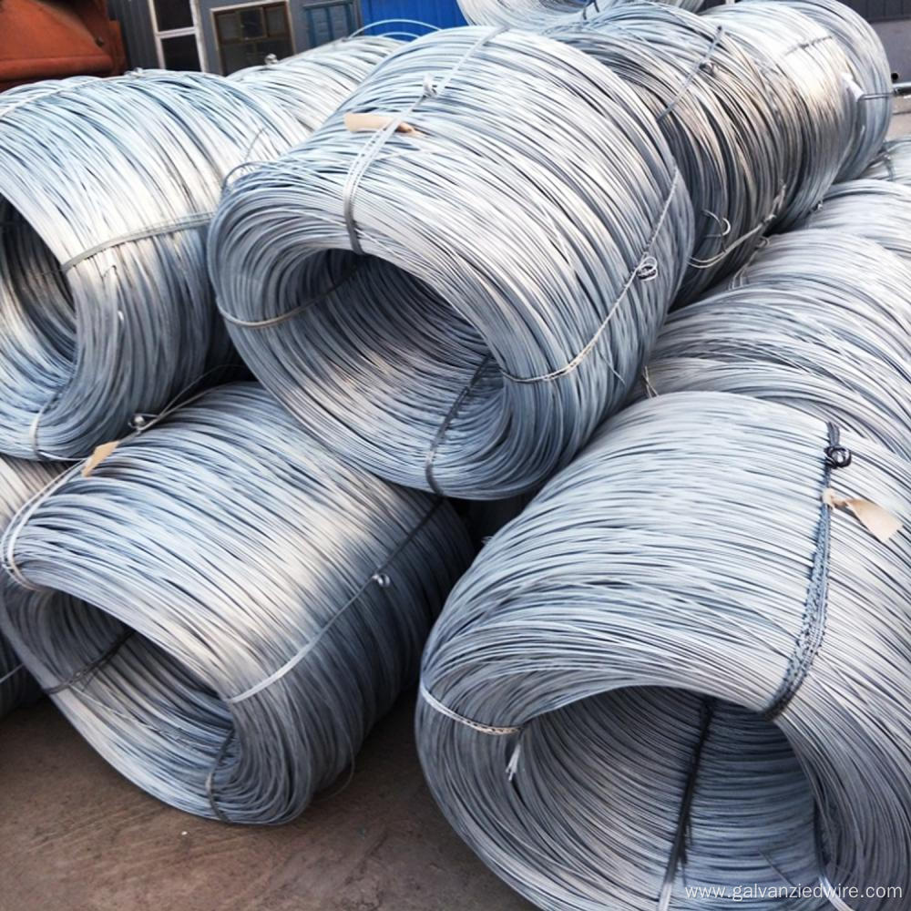 hot dip or electro galvanized iron steel wire