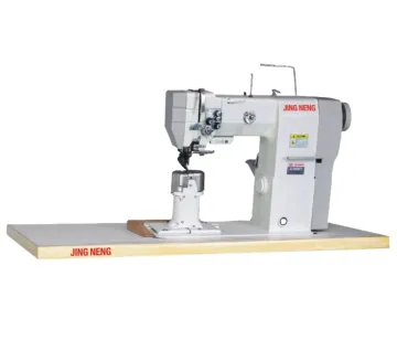 Direct Drive Double Needle Post Bed Leather Sewing Machine