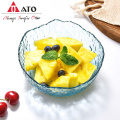 ATO Wave Pattern Glass Fruit Vegetable Salad Bowls