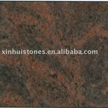 multicolor red import granite slab