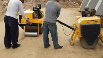 Mini Walk-behind diesel single wheel roller