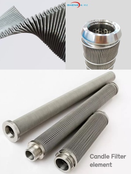 SS316L Sintered Felt Candle Filter Polymer