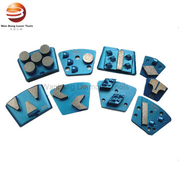 PCD Diamond grinding shoes for concrete stone floor polishing