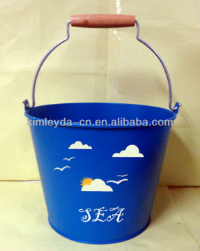 new water bucket painted metal bucket