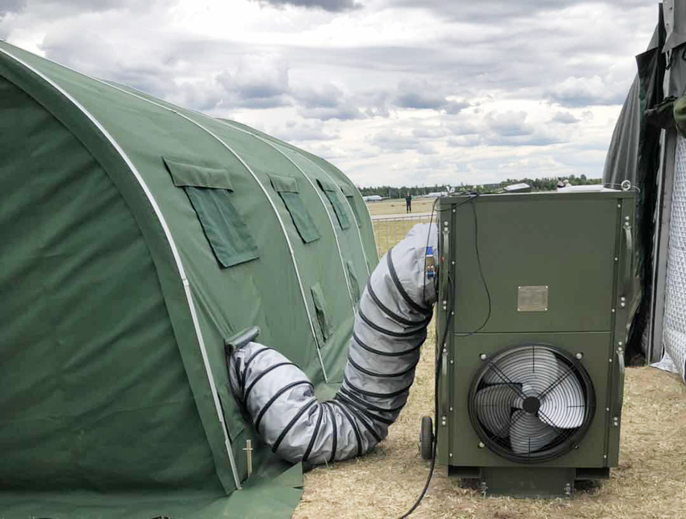 Aire acondicionado de la carpa de sueño médico