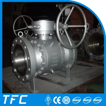 3pc trunnion mounted reduced bore ball valve