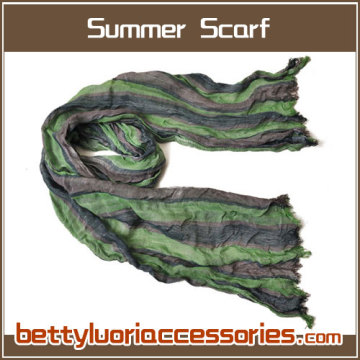 100%Acrylic Design Crinkle Scarf