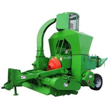 Jerami gandum menghancurkan dan baler pemotongan automatik