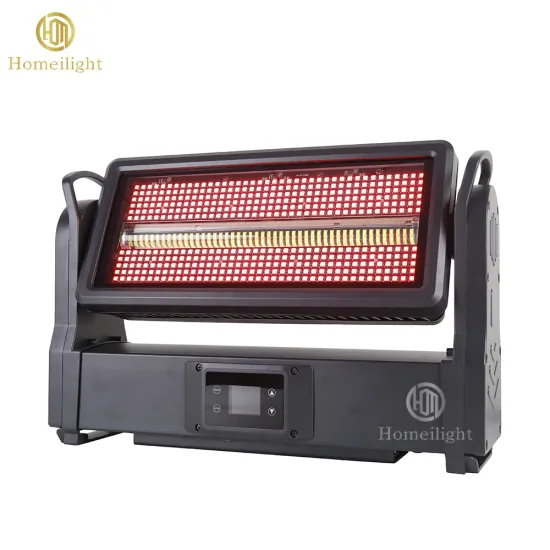 Stormy 1000W LED Stage Light - Waterproof IP65, 8 Section RGB 3in1 Full Color Strobe Moving Head Light