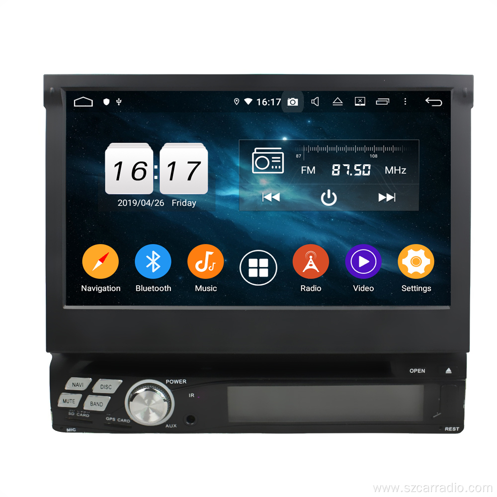 single din 7inch universal car navigation