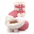 toddler kids soft warm bow boots