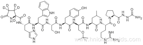 1-9-Luteinizinghormone-releasing factor (swine), 6-[O-(1,1-dimethylethyl)-D-serine]-,2-(aminocarbonyl)hydrazide CAS 65807-02-5