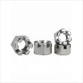 Din935 Carbon Steel Zinc Galvanized Hexagonal Slotted Nuts