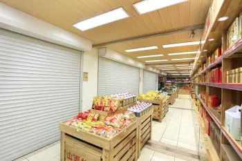 Aluminum Security Commercial Roller Door (SLLP 77-120)