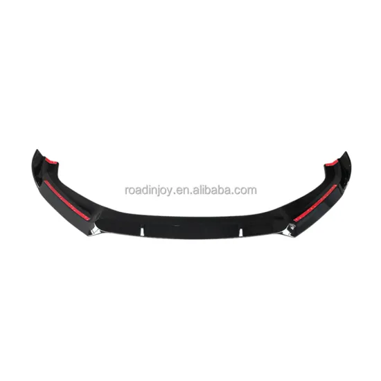 High Quality ABS A3 Black Front Bumper Lip for Audi A3/S3 2017-2020