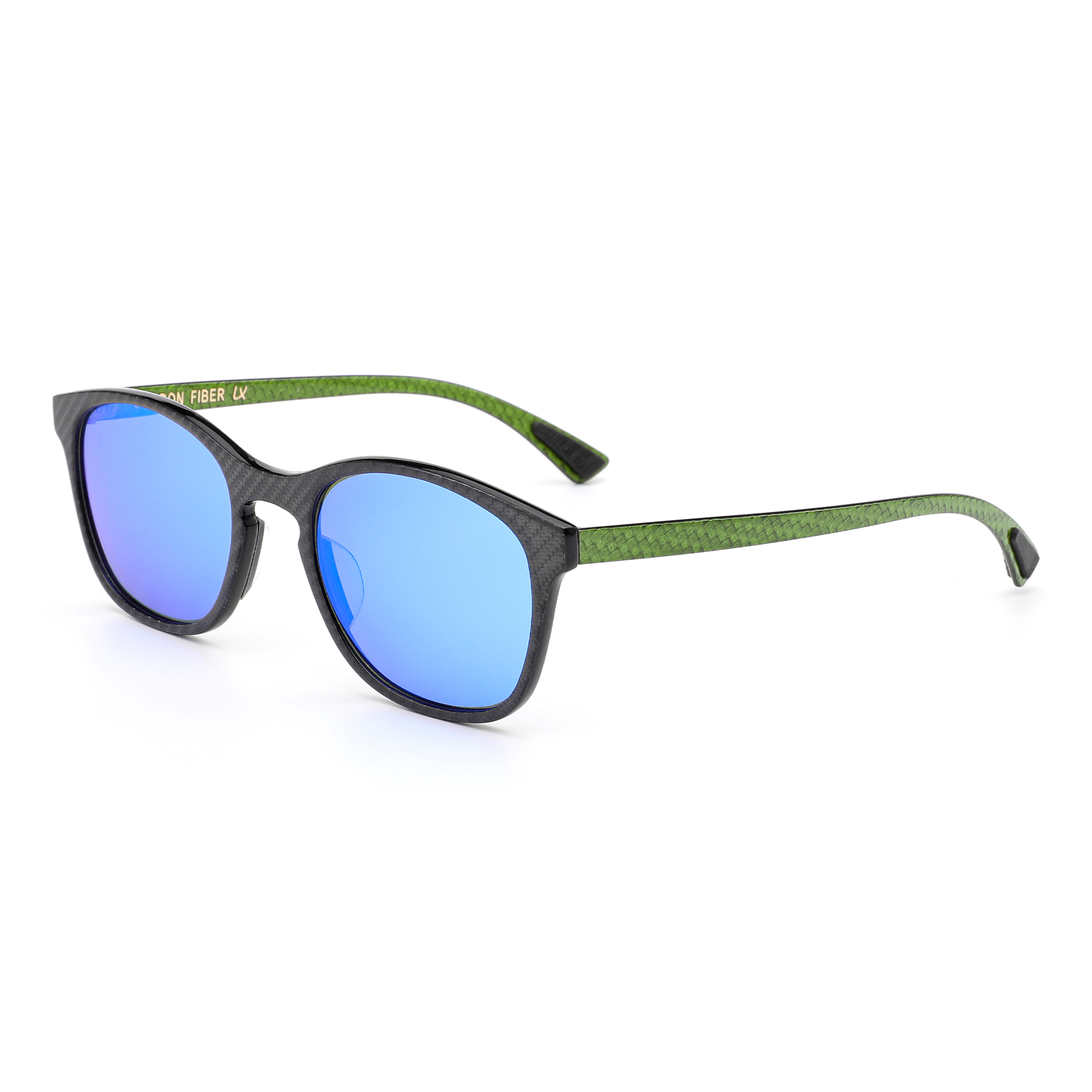 Retro Polarized Sunglasses with Carbon Fiber