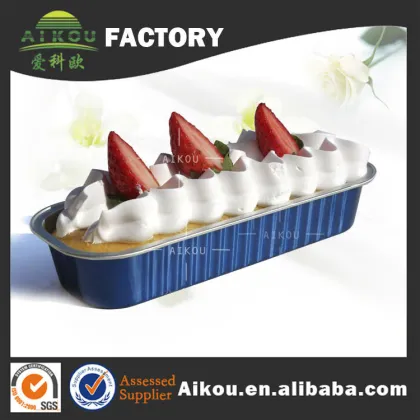 Oven and microwave safe long-shape muffin/ cake mold,cake cups,cake box