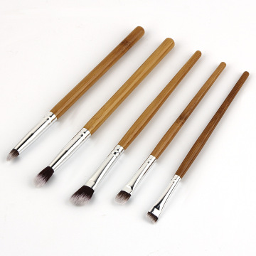 Set di pennelli professionale di cinque ombretti palo di bambù set di pennelli per trucco
