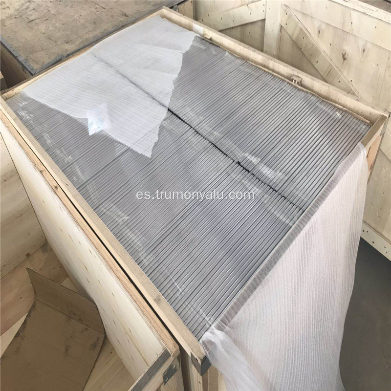 Tubo multipuerto de aluminio con microcanal de extrusión 3003