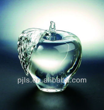 Crystal Apple fruit Plants Series Home Decoration Craft Gifts and Artwork Ornaments