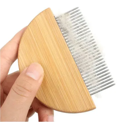 Natural Bamboo Flea Grate for Pets