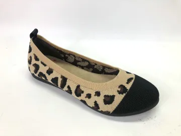 Women's Ballet Flats Knit Round Toe Loafer