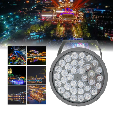 DTLT 36PCS IP66 wasserdichte DMX LED-LED-Bühne mit Flutlicht RGBW 4-in-1