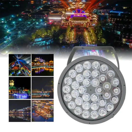 DTLT 36pcs IP66 Waterproof DMX LED Stage Light Flood Light RGBW 4-in-1