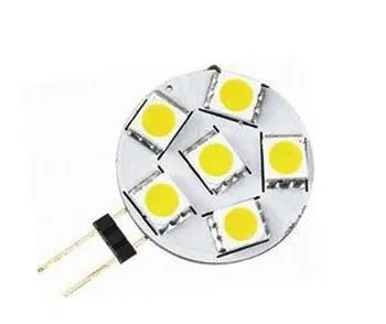 60lm 5050 Smd 1w G4 Led Light Bulbs Replacement 6pcs For Cars