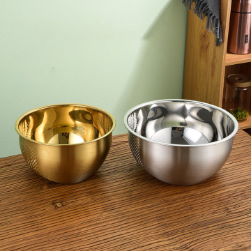 Slick Salad Bowl - Lightweight Stainless Steel Mixing Bowl