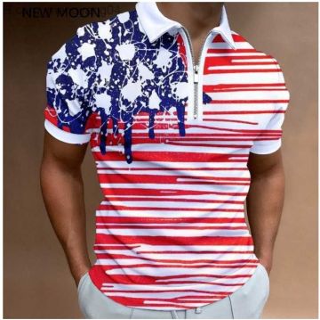 3D Print Zipper T-Shirts and Polo Shirts for Outdoor Activities – Comfortable & Stylish Sports Tops