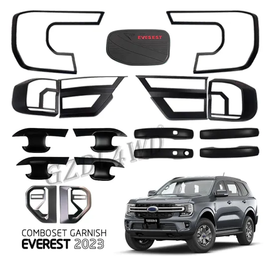 ABS Garnish Set Combo for Everest 2023+ - Trim Cover Headlight Cover