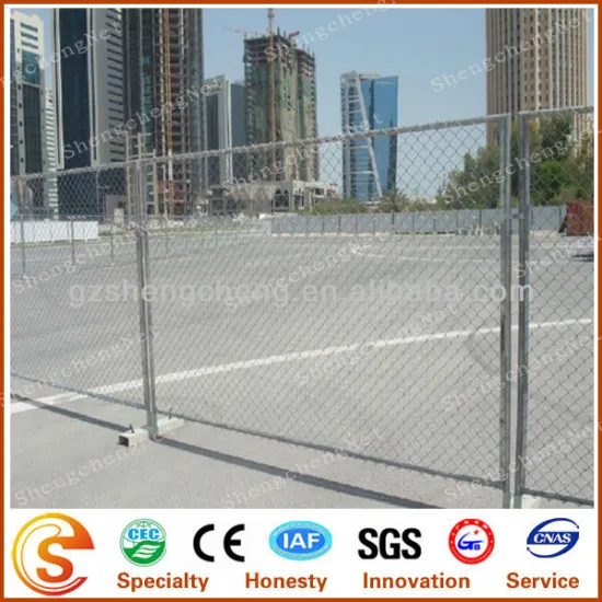 2015 hot temporary construction chain link fence
