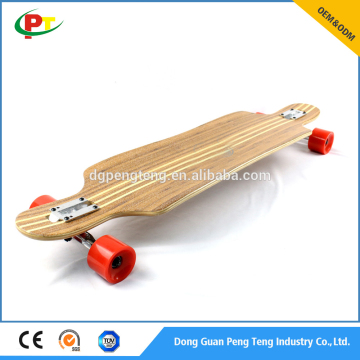 Skateboard 38"x9.75" long board with Canadian Maple and Bamboo