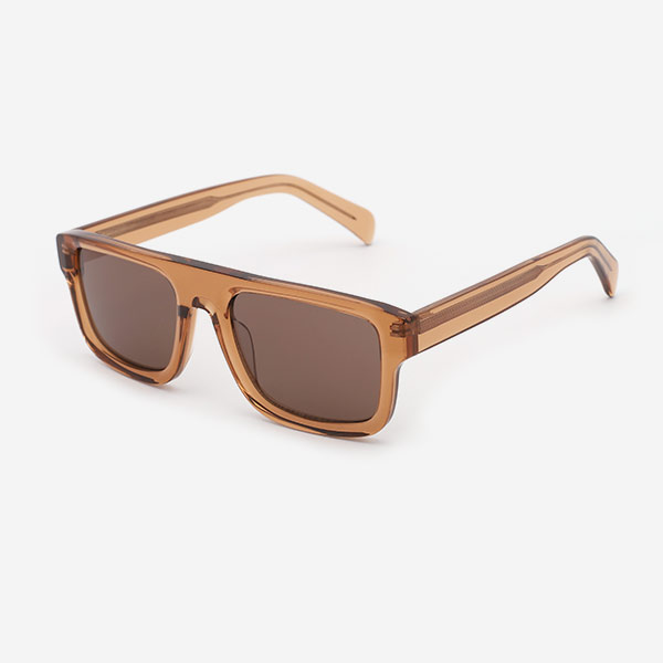 Square classic Acetate Unisex Sunglasses