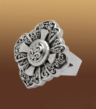 2012 moda boncuk çiçek 925 925 sterling gümüş yüzük