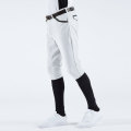 Pantaloni di silicone di abbigliamento equestre bianco